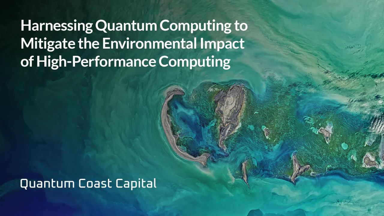 Harnessing Quantum Computing to Mitigate the Environmental Impact of High-Performance Computing