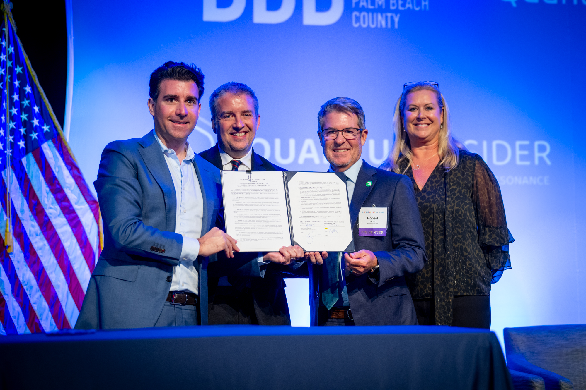 Florida Opportunity Fund and Quantum Coast Capital Sign MOU to Advance Quantum Investment and Innovation