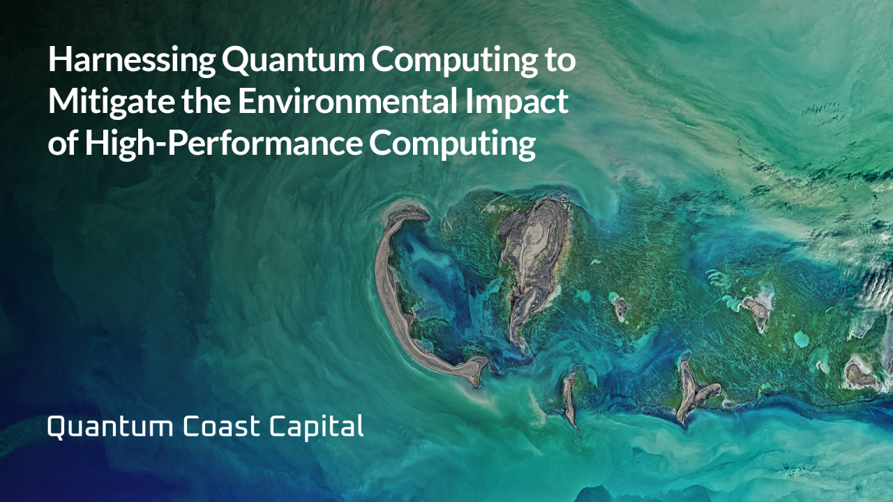 Harnessing Quantum Computing to Mitigate the Environmental Impact of High-Performance Computing
