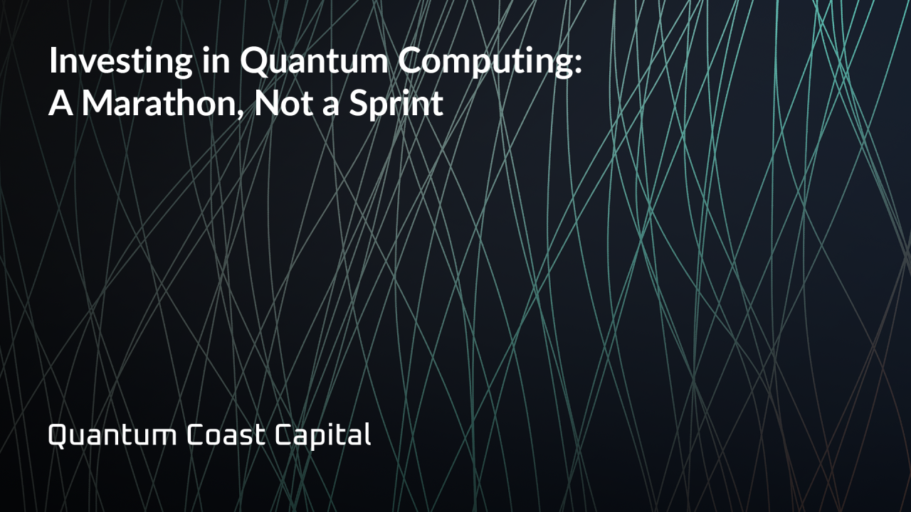 Investing in Quantum Computing: A Marathon, Not a Sprint